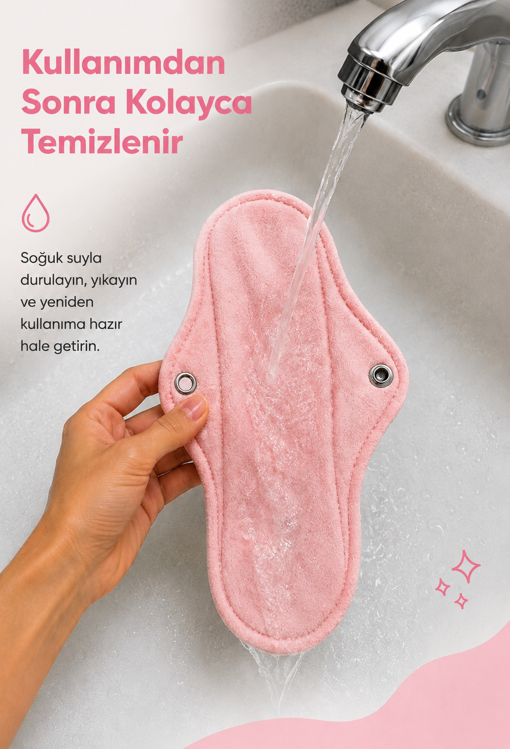 Doğal Ped | %100 Doğal Hijyenik ve Yıkanabilir Bambu Ped
