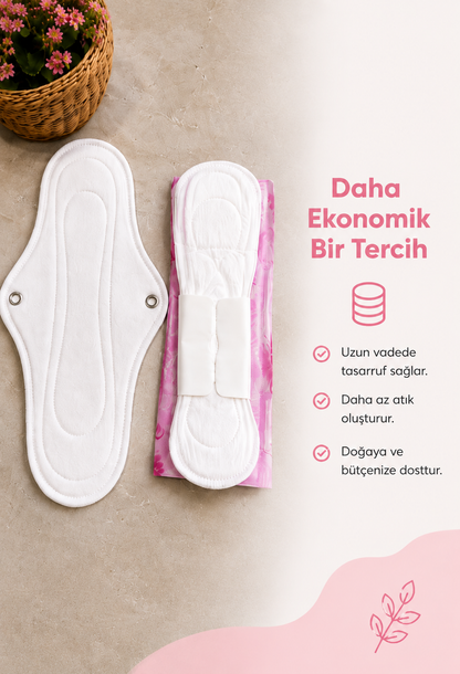 Doğal Ped | %100 Doğal Hijyenik ve Yıkanabilir Bambu Ped